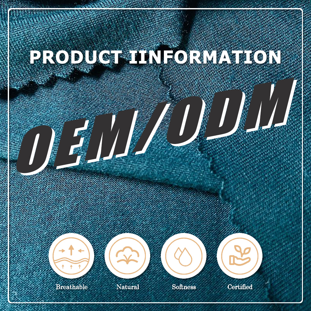 OEKO-TEX Standard 100, Eco-Vero-rayon, lättviktigt, elastiskt och andningsgott tyg på 160 g/m² för kläder och underkläder