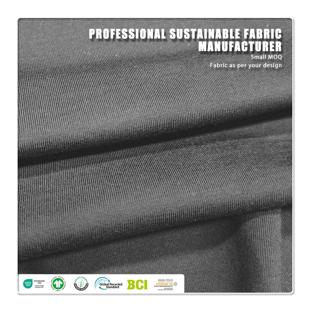 Functional 69% Bamboo 31% Sorona Blend Eco-Friendly Moisture-Absorbent Lightweight 190gsm Jersey Knit Fabric for Apparel