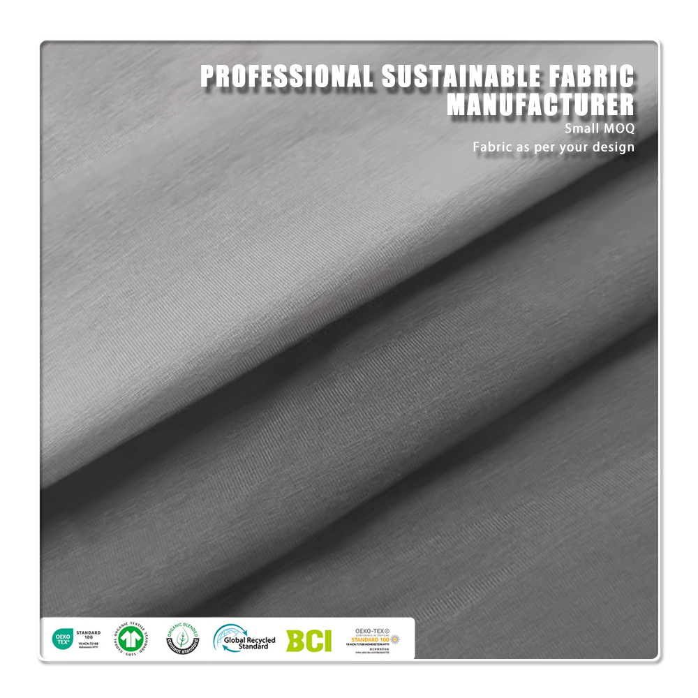 88% Lyocell 12% Spandex Anti-Bacteria Moisture-Absorbent Eco-Friendly Single Jersey Fabric for Activewear & Swimwear