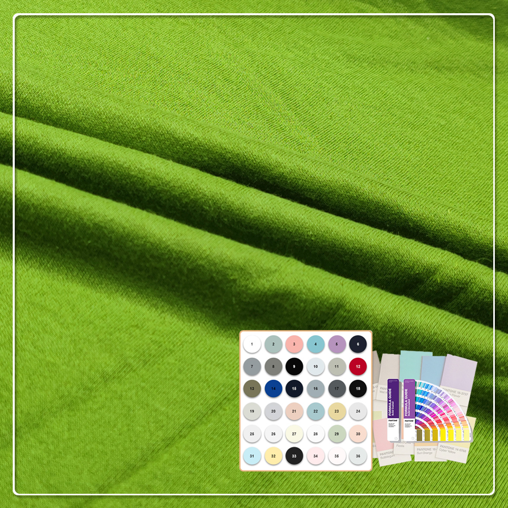 Natural 70% Bamboo 30% Hemp Interlock Fabric Anti-Bacteria Moisture-Absorbent Breathable for Home Textiles Baby Diapers