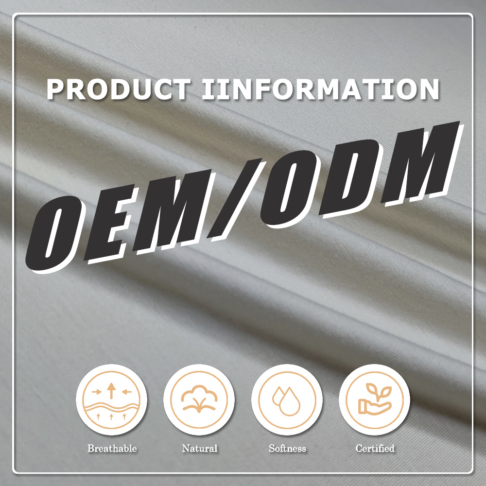 OEM&ODM OEKO-100 Certified Sustainable Organic Bamboo Fiber Fabric with Anti-Bacteria & Quick-Dry Features for Loungewear
