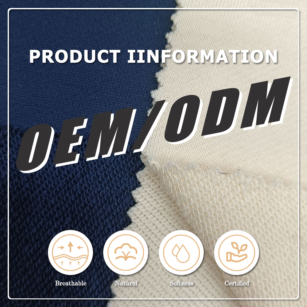 Hitzebeständiger, gekämmter, gewebter, einfarbig gefärbter 320g/m² schwerer 100 % Baumwollstoff für Damenbekleidung und Outdoor-Einsatz