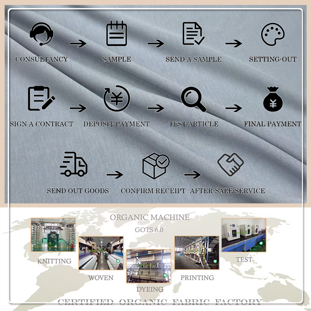 190gsm 88% Lyocell 12% Spandex trikåtyg med fuktväggande egenskaper och utmärkt elasticitet är lämplig för att tillverka högkvalitativa klänningar