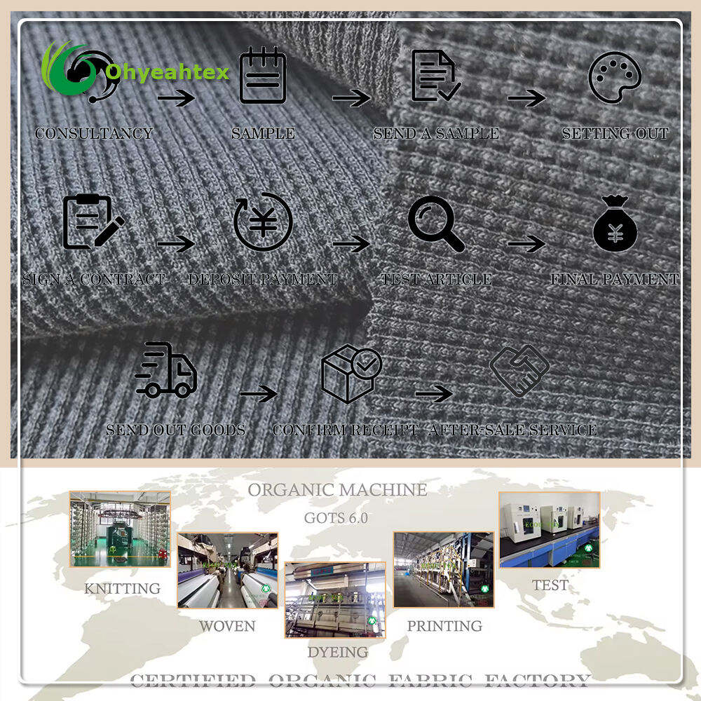 Oeko-Tex Standard 100 Organic Cotton Knit Waffle Fabric Heavyweight 400gsm Width Wicking Breathable for Blankets Throws (5).jpg