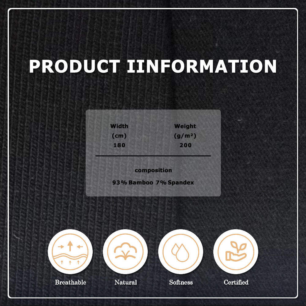 Organische, feuchtigkeitsregulierende, faltenresistente, antibakterielle, atmungsaktive, dehnbare, umweltfreundliche Baumwollstoffe mittlerer Stärke für Sportbekleidung