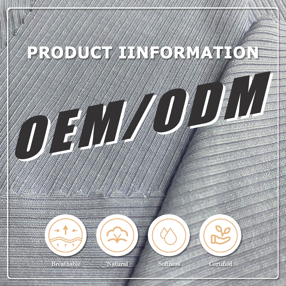 OEM & ODM umweltfreundlich, superweich, 210 g/m², 100 % Polyester, antistatisch, dehnbar, leichtes 2*2 Rippstrickgewebe für Damenkleider