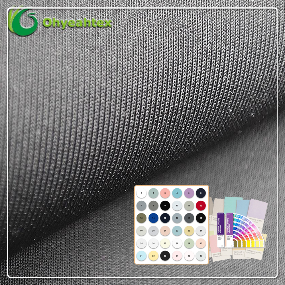 نسيج صديق للبيئة مقاوم للماء والرياح وسريع الجفاف قابل للتنفس مصنوع من 80% نايلون و20% سباندكس للملابس الرياضية للنساء والرجال