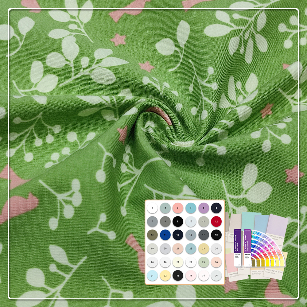 Mjuk och bekväm 200 g/m² 95 % bomull, 5 % spandex slub tröjväv, lämplig för t-tröjor