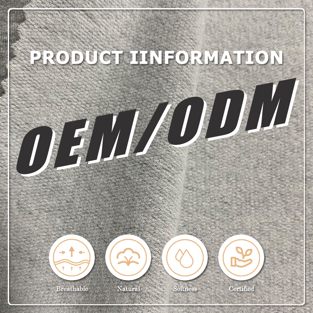 Umweltfreundlicher, dehnbarer Fleece-Strickstoff aus 100 % Modal für Mädchen-Activewear-Hoodies