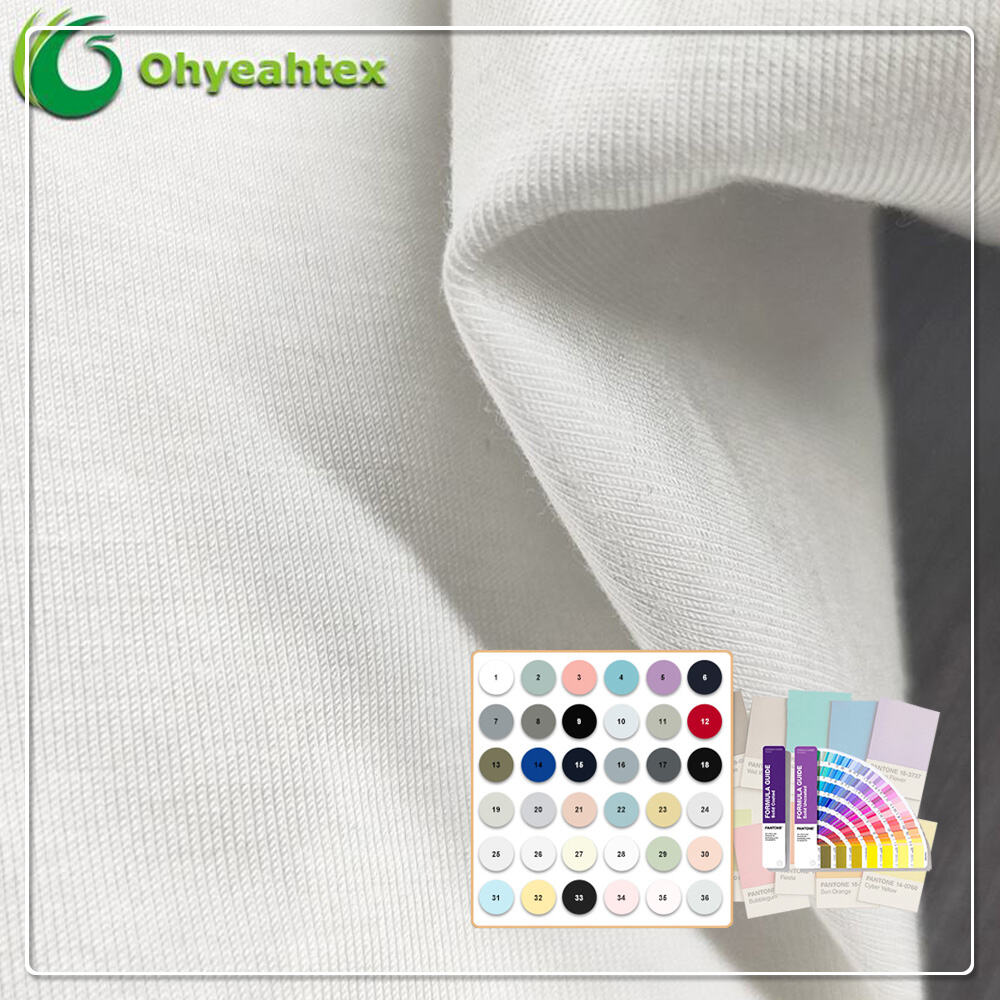 45% Bamboo 20% Seacell 29% Sorona 6% Spandex Eco-Friendly Stretch Fabric with Anti-Bacteria UV Protection for Apparel Activewear