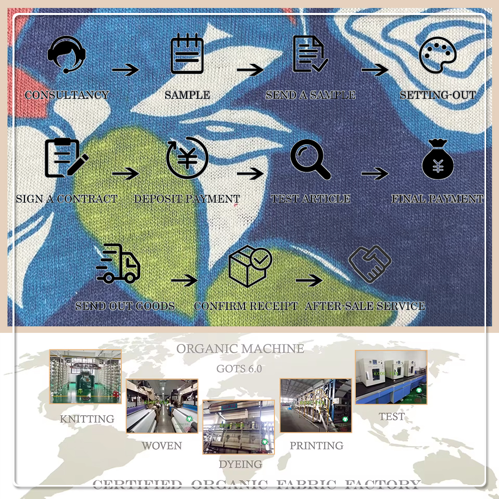Sürdürülebilir, Çevre Dostu, Dijital Baskılı Örme %100 Keten Kumaş, Nefes Alabilir ve Nem Çekici, Hafif Ağırlıkta, 160 g/m², Çocuk Giysileri İçin