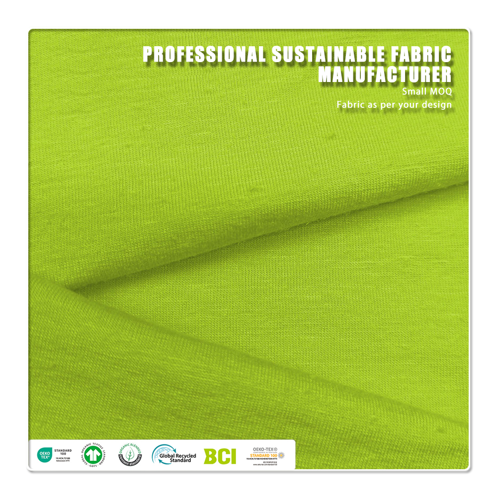 Eco-Friendly High Quality Soft 220gsm 67% Bamboo 28% Polyester Jersey Fabric with Anti-Bacteria Quick-Dry Features for T-Shirts