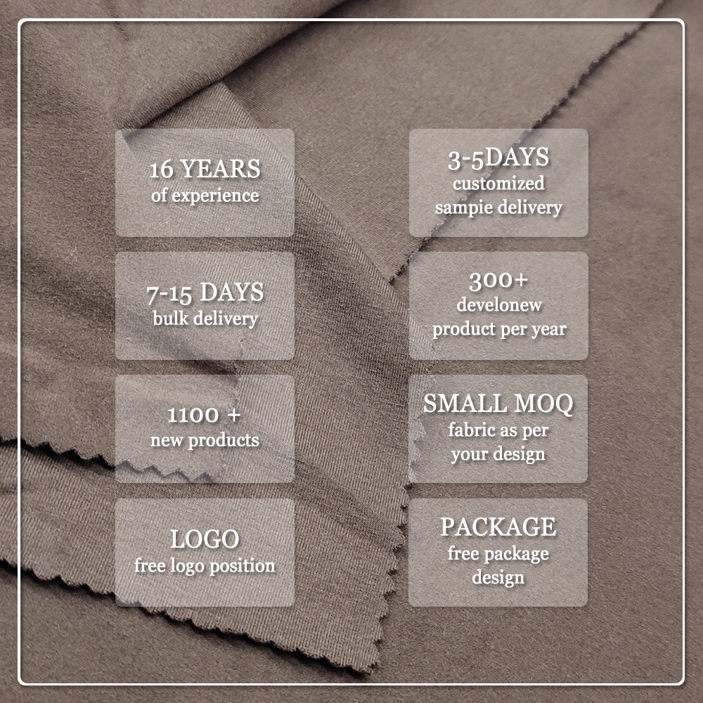 Oeko-Tex GOTS Eco-Friendly Stretch Heavyweight 340gsm 61% Bamboo 27% Organic Cotton 12% Spandex Fabric for Garment