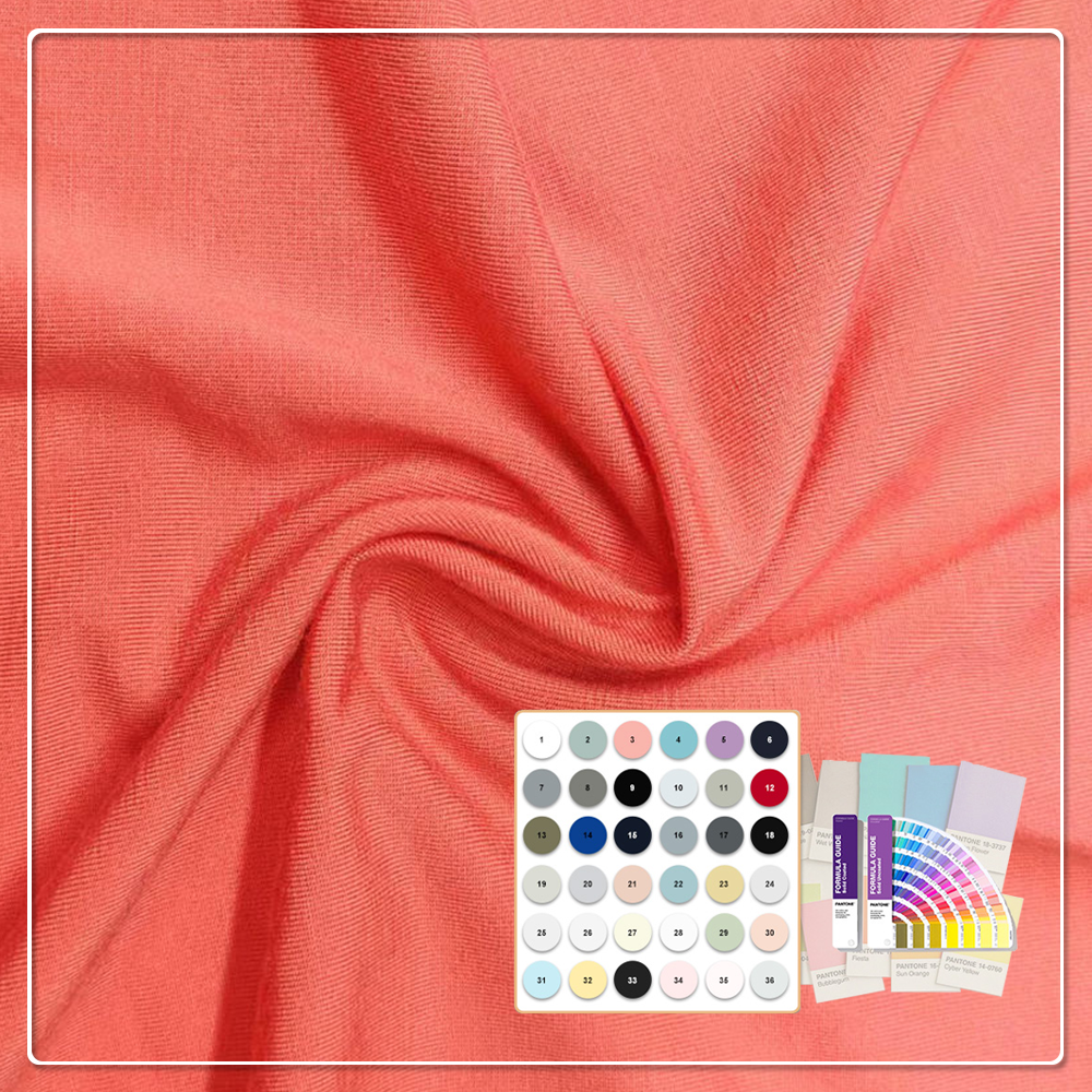 Sustainable Comfortable Soft Plain 93% Modal 7% Spandex 190GSM Medium Weight Breathable Jersey Fabric for Pajamas