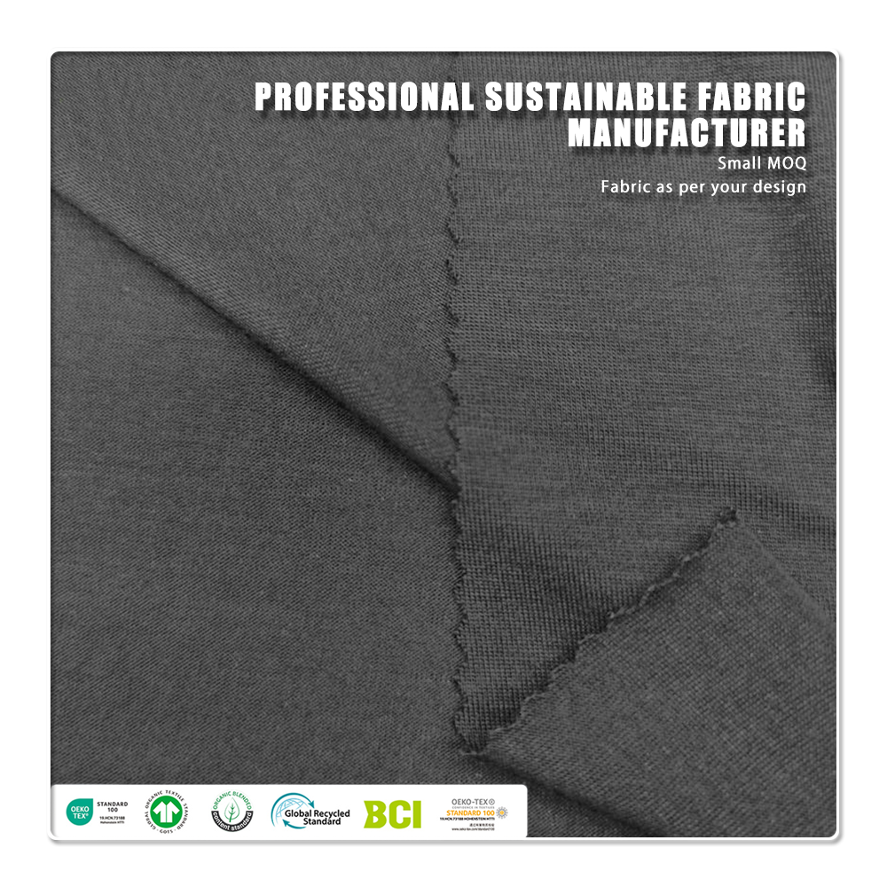 Sustainable Comfortable Soft Birla 96% Modal 4% Spandex Breathable Anti-Odor Medium Weight Jersey Fabric for Pajamas