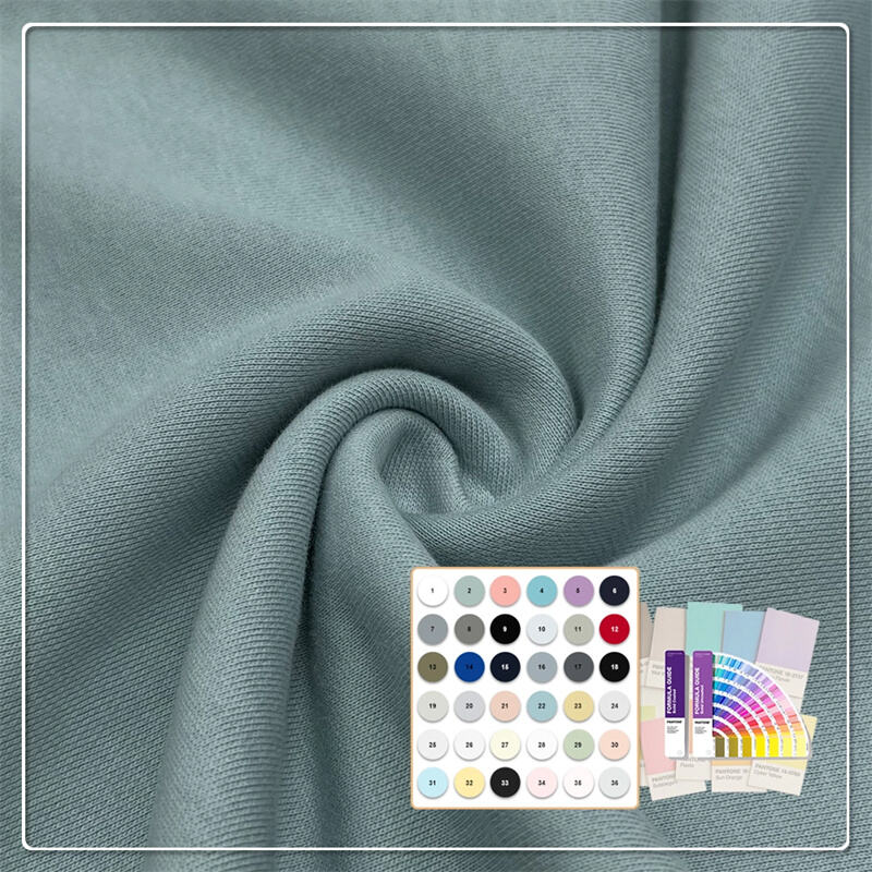 Gekämte hochwertige 320gsm 100% Bio-Baumwolle Französische Terryware für Hoodies und Jogger