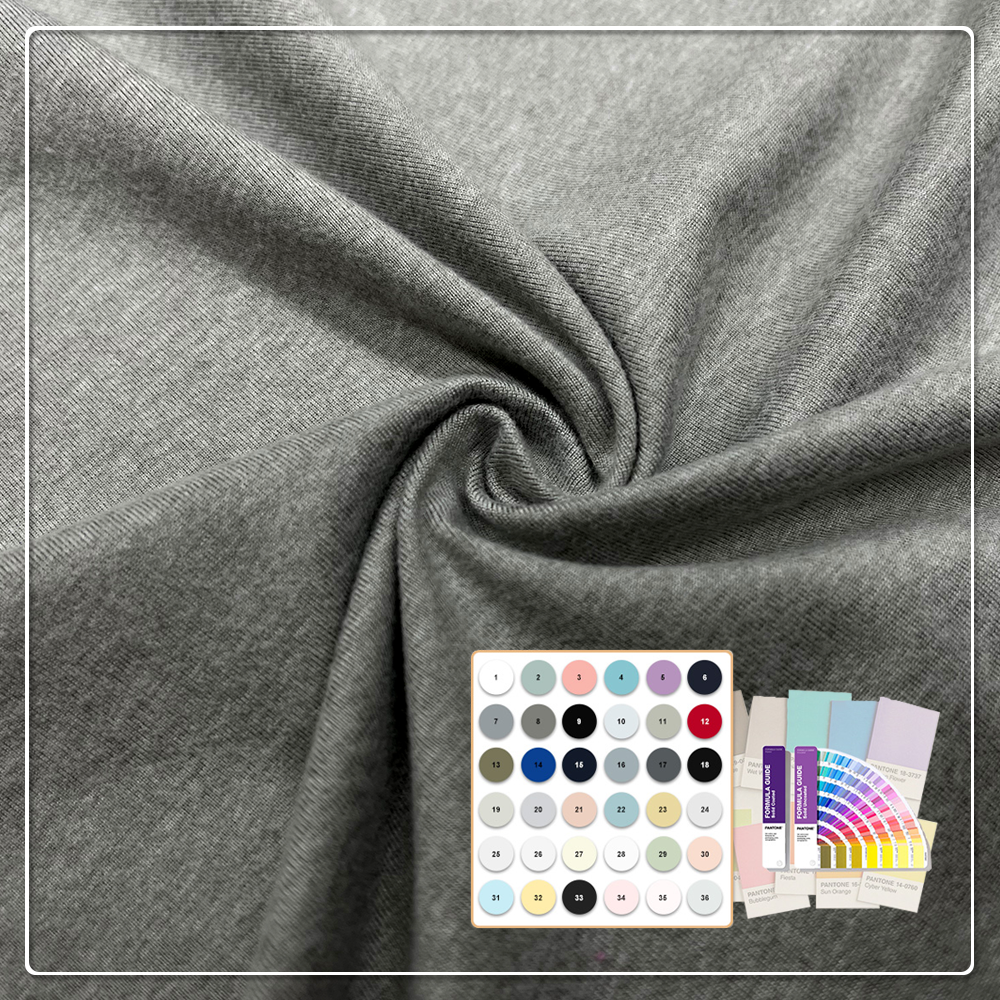 Sustainable environmentally friendly material 200gsm 89% Recycled Polyester 11%Spandex Jersey fabric is suitable for sportswear