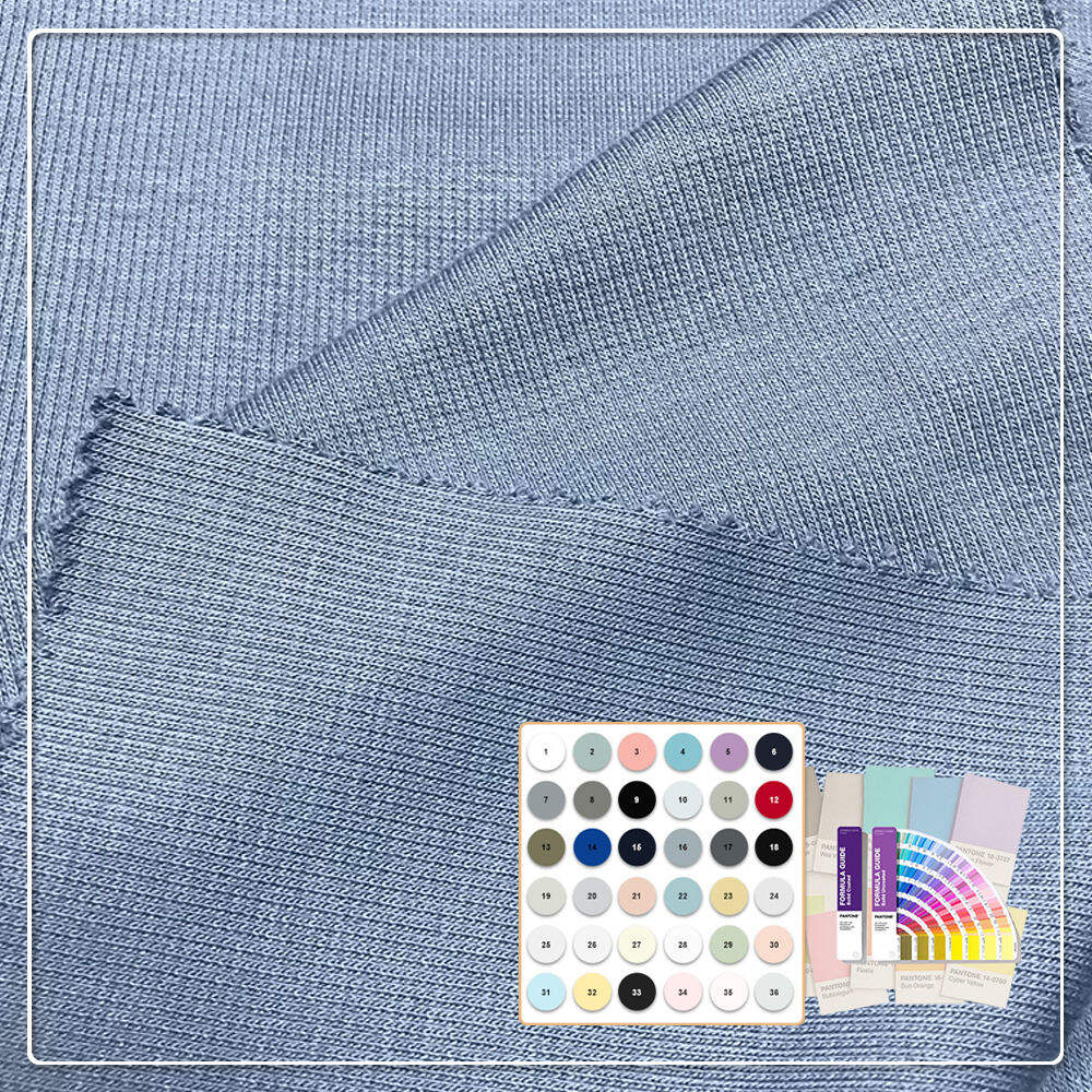 OEKO-TEX 100 umweltfreundlich antibakteriell Stretch 100 % Bio-Baumwolle weich und atmungsaktiv gestrickter Stoff für Babys