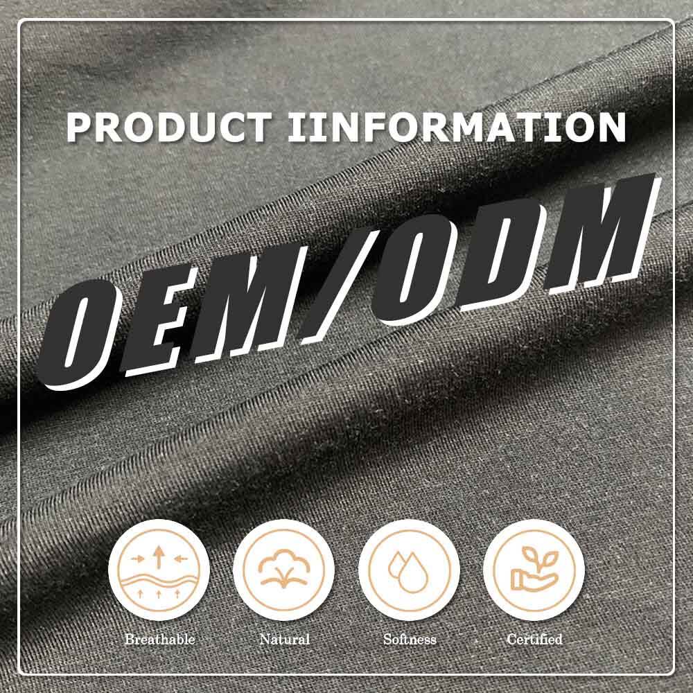 Oeko-Tex Standard 100 Certified Eco-Friendly 71% Bamboo Lyocell 24% Chitosan 5% Spandex Fabric Anti-Bacteria Moisture-Absorbent