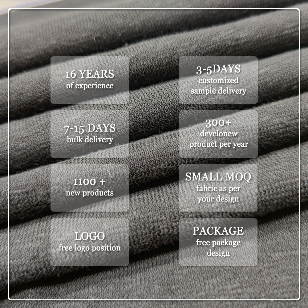 Soft Lightweight 165gsm Anti-Bacteria Eco-Friendly Knitted Solids 55% Linen 45% Cotton Blend Fabric for Abaya & Boys Apparel