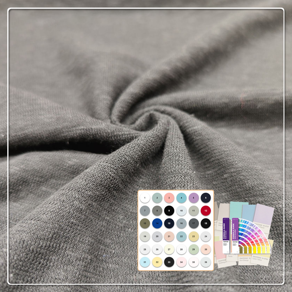 मृदु, हल्का 165 जीएसएम जलरोधक, सादा, एंटी-बैक्टीरियल, सतत विकास के अनुकूल 55% लिनन और 45% कपास मिश्रण कपड़ा अबाया और स्पोर्ट्सवियर के लिए