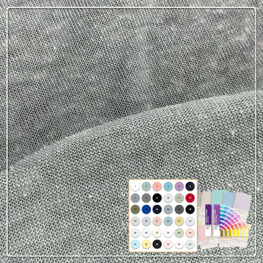 قماش جيرسي عضوي 100% من القنب، خفيف الوزن، قابل للتنفس، صديق للبيئة، يمتص الرطوبة، 160 جرامًا للمتر المربع، مناسب للملابس