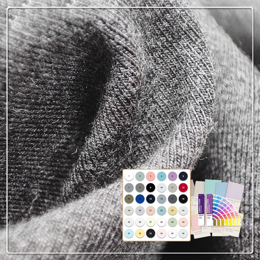 Comfortable Stretch Fabric 61% Bamboo 27% Organic Cotton 12% Spandex Heavyweight Jersey for Girls Loungewear