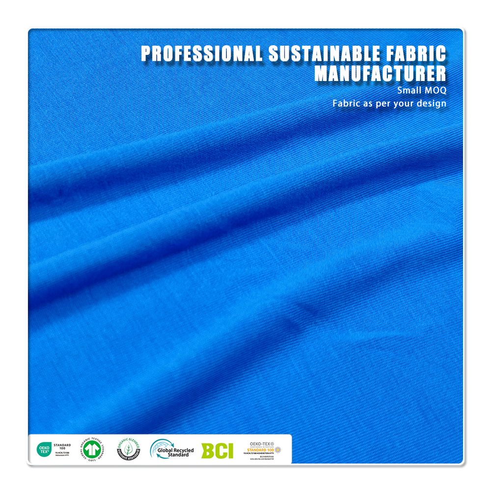 Anti-Odor Anti-Bacteria Eco-Friendly Organic 100% Bamboo Fiber Jersey Knit Fabric with Quick-Dry Stretch for Baby/Kids Sleepwear