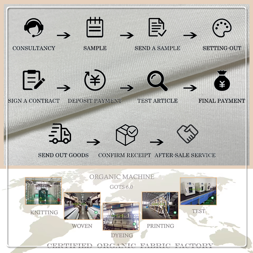 200GSM Eco-Friendly Organic Bamboo Lyocell Chitosan Solid Color Fabric for Women's Sleepwear & Lining