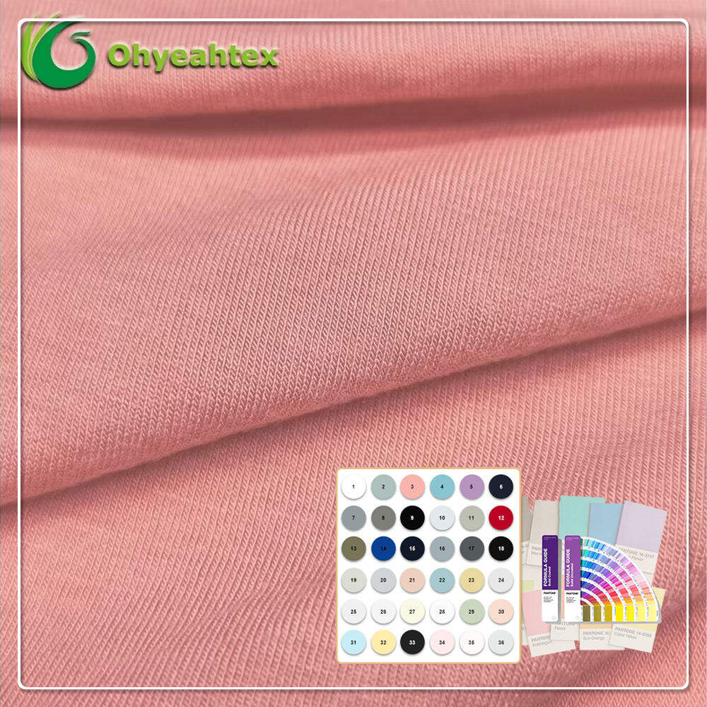 Eco-Friendly Super Soft Skin-Friendly Stretch Breathable Heat-Insulation Modal/Cotton Jersey Fabric for Apparel Sleepwear