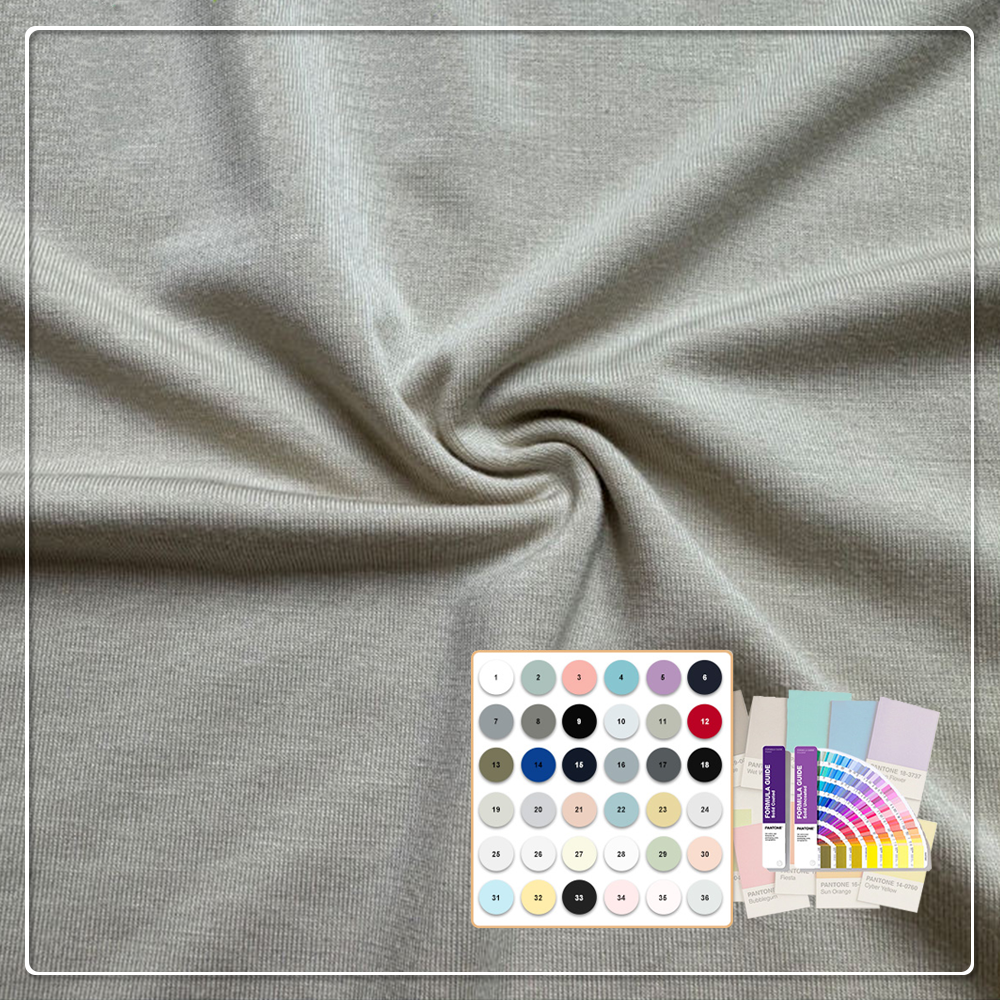 OEKO.TEX 100% Bamboo Fiber Stretch Jersey Fabric Anti-Bacteria Quick-Dry Breathable for Women's Underwear Outdoor Lining Boys'