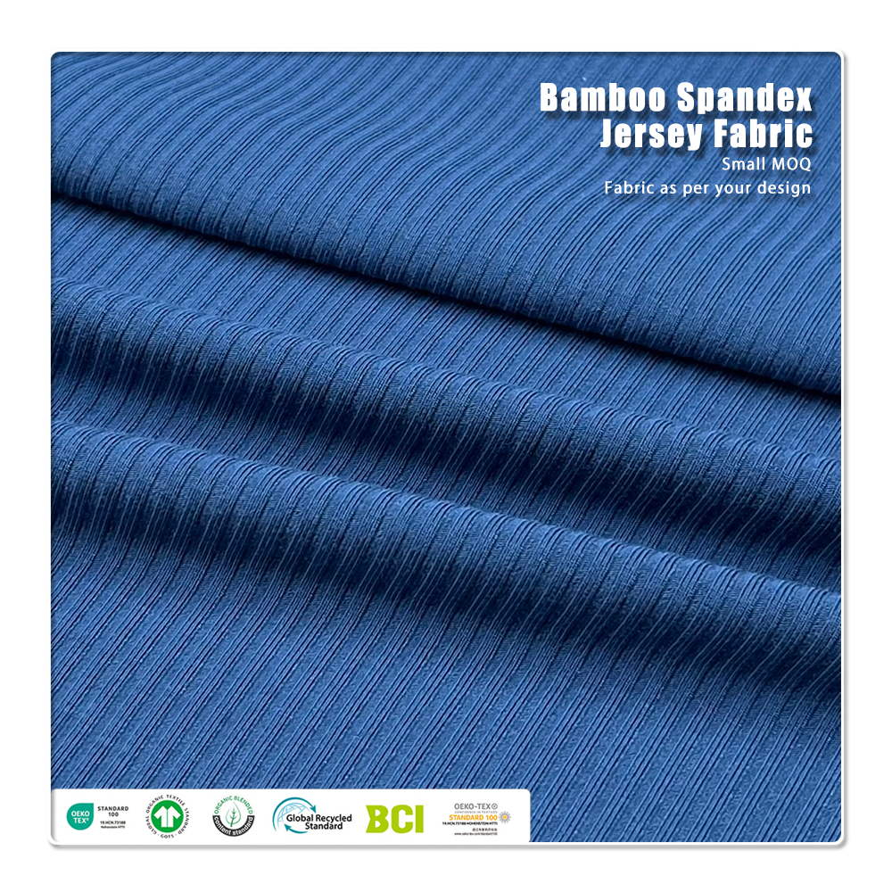 95% Micro-Bamboo 5% Spandex Baby Jersey Fabric – Ultra-Soft, Breathable, Anti-Bacterial & Gentle on Sensitive Skin