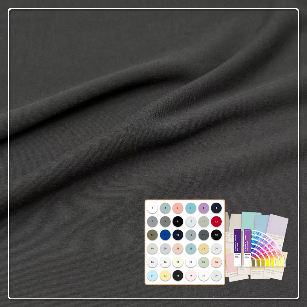 Advanced Interlock Bamboo-Spandex Jersey with OEKO-TEX® Class I for Yoga Performance​