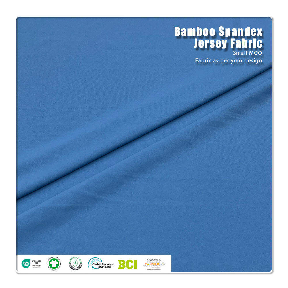 Nylon Spandex Single Jersey Fabric-Breathable Stretch Water Resistant Quick-Dry for Swimwear Sportswear 135gsm 152cm Width
