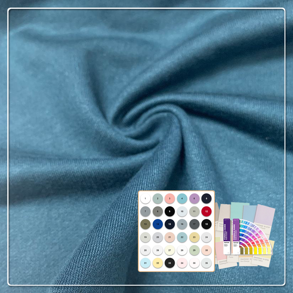 Oeko-Tex Standard 100 Soft and Comfortable Polyester/Cotton Blend French Terry 200gsm Lightweight Fabric for Hoodie