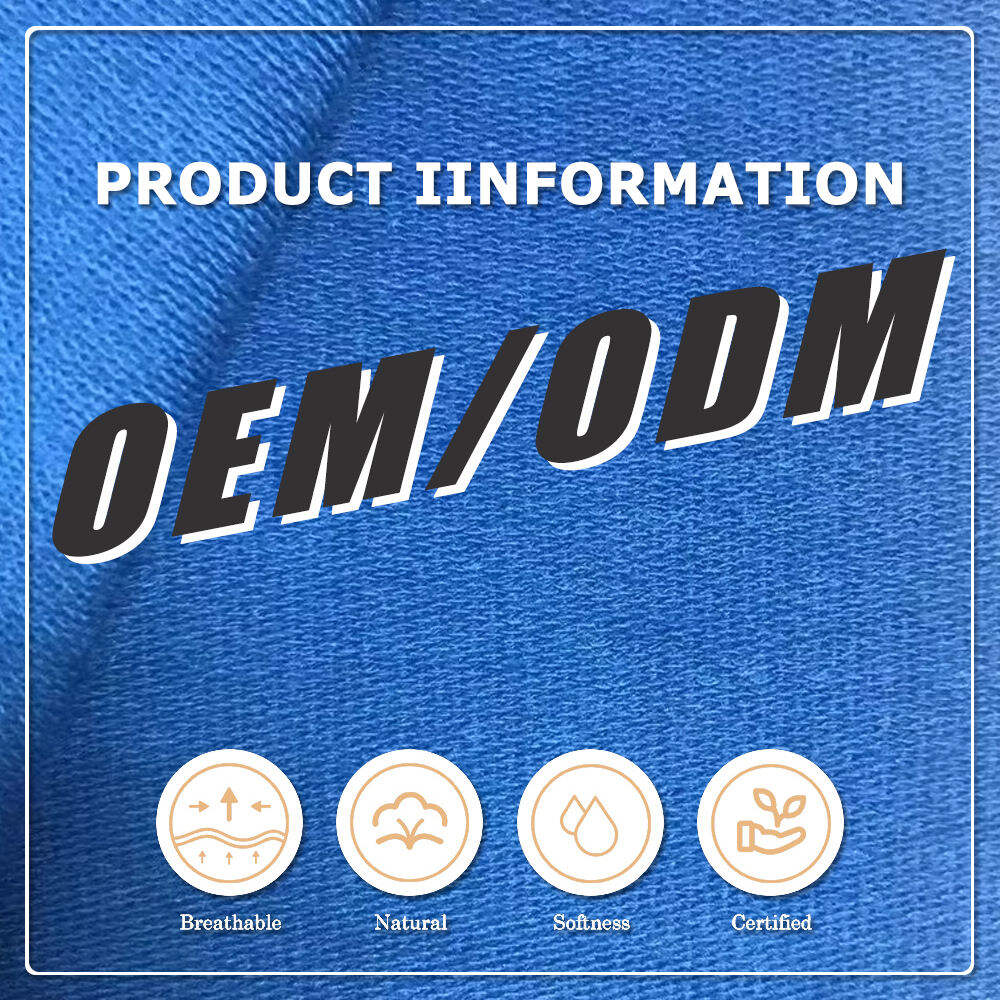 Soft Organic GOTS Certified 100% Organic Cotton Knitted French Terry Fabric Shrink-Resistant Anti-Bacteria Eco-Friendly 320GSM