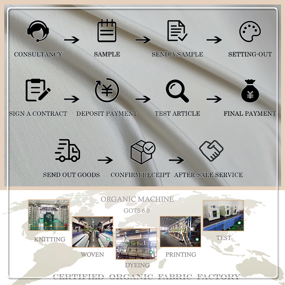 OEM&ODM OEKO-100 Certified Sustainable Organic Bamboo Fiber Fabric with Anti-Bacteria & Quick-Dry Features for Loungewear