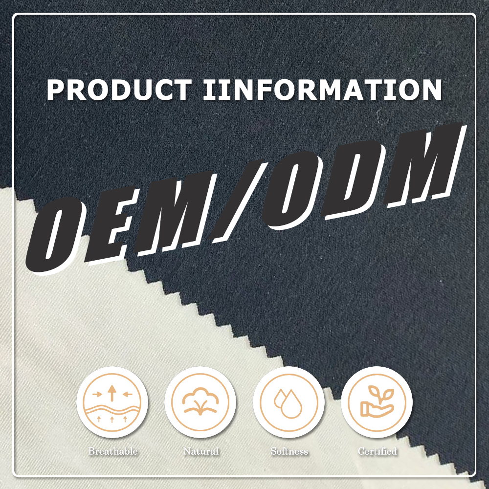 पर्यावरण-अनुकूल 200 जीएसएम का जैविक बांस जर्सी कपड़ा, जिसमें एंटी-बैक्टीरियल, नमी-अवशोषक और श्वासोच्छ्वास के लिए उपयुक्त विशेषताएँ हैं