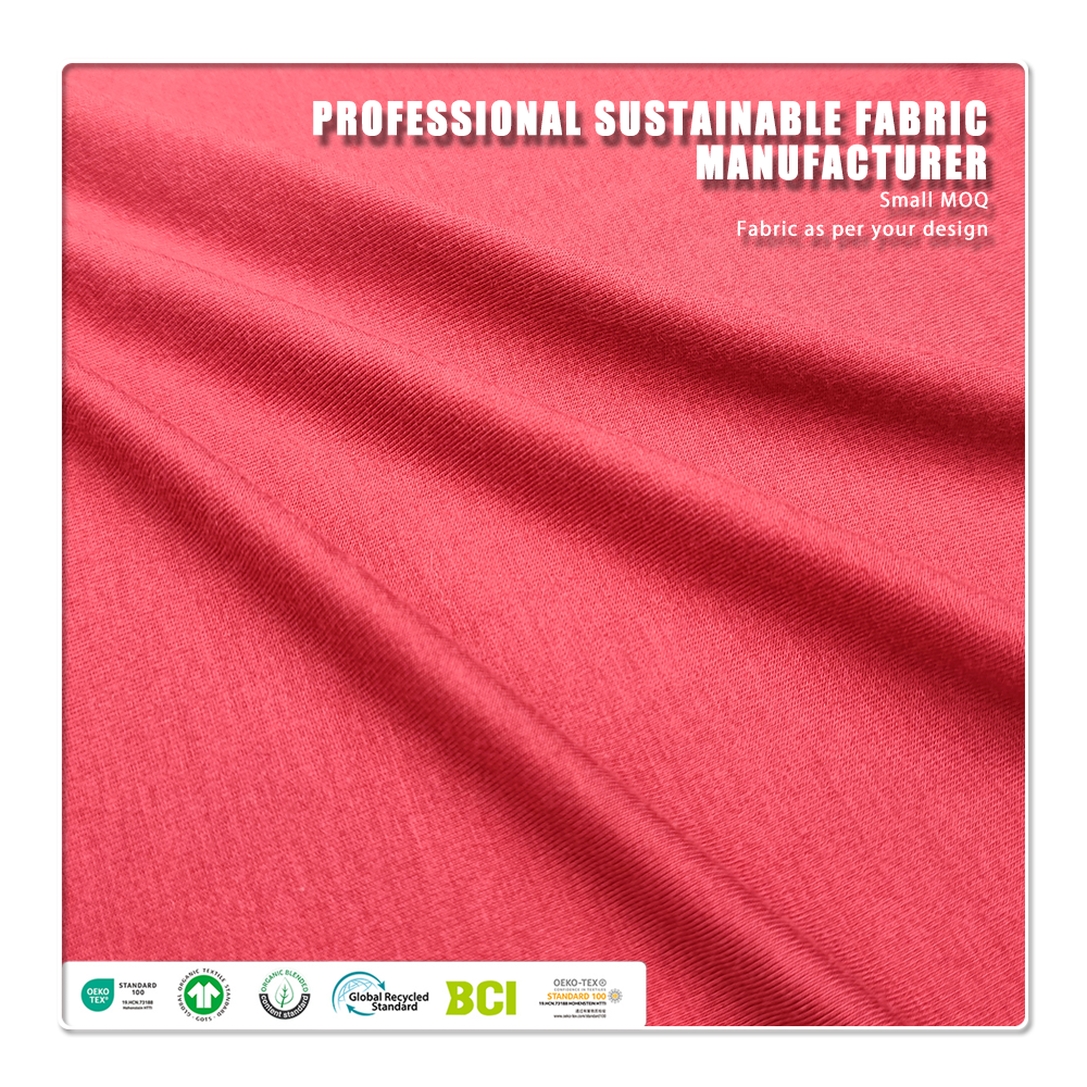 Eco-Friendly 97% Rayon 3% Spandex Viscose Elastane Jersey Knit Fabric Sportswear Quick-Dry