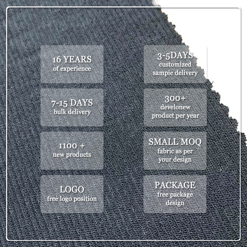 Eco-friendly Breathable Stretch Knit 95% Bamboo 5% Spandex 2x1 Bamboo Ribbed Fabric for Garment Cuffs