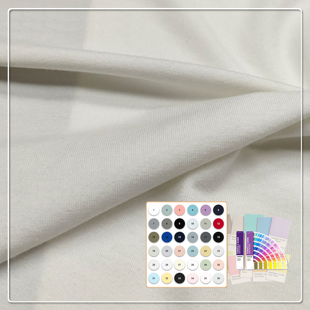 Skin-friendly Eco-Friendly Breathable 50s High Stretch 95% Modal 5% Spandex Knitted Fabric for Pajamas Activewear & Underwear