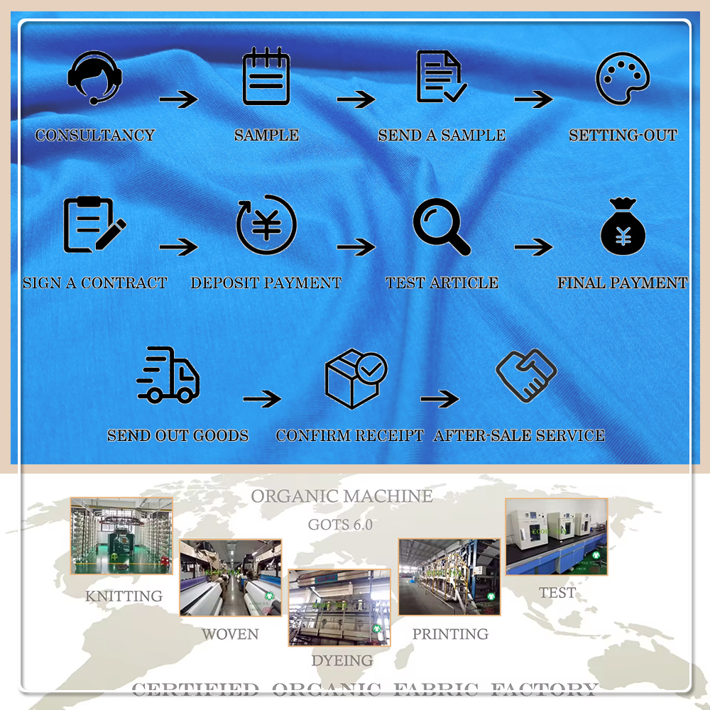 Anti-Odor Anti-Bacteria Eco-Friendly Organic 100% Bamboo Fiber Jersey Knit Fabric with Quick-Dry Stretch for Baby/Kids Sleepwear