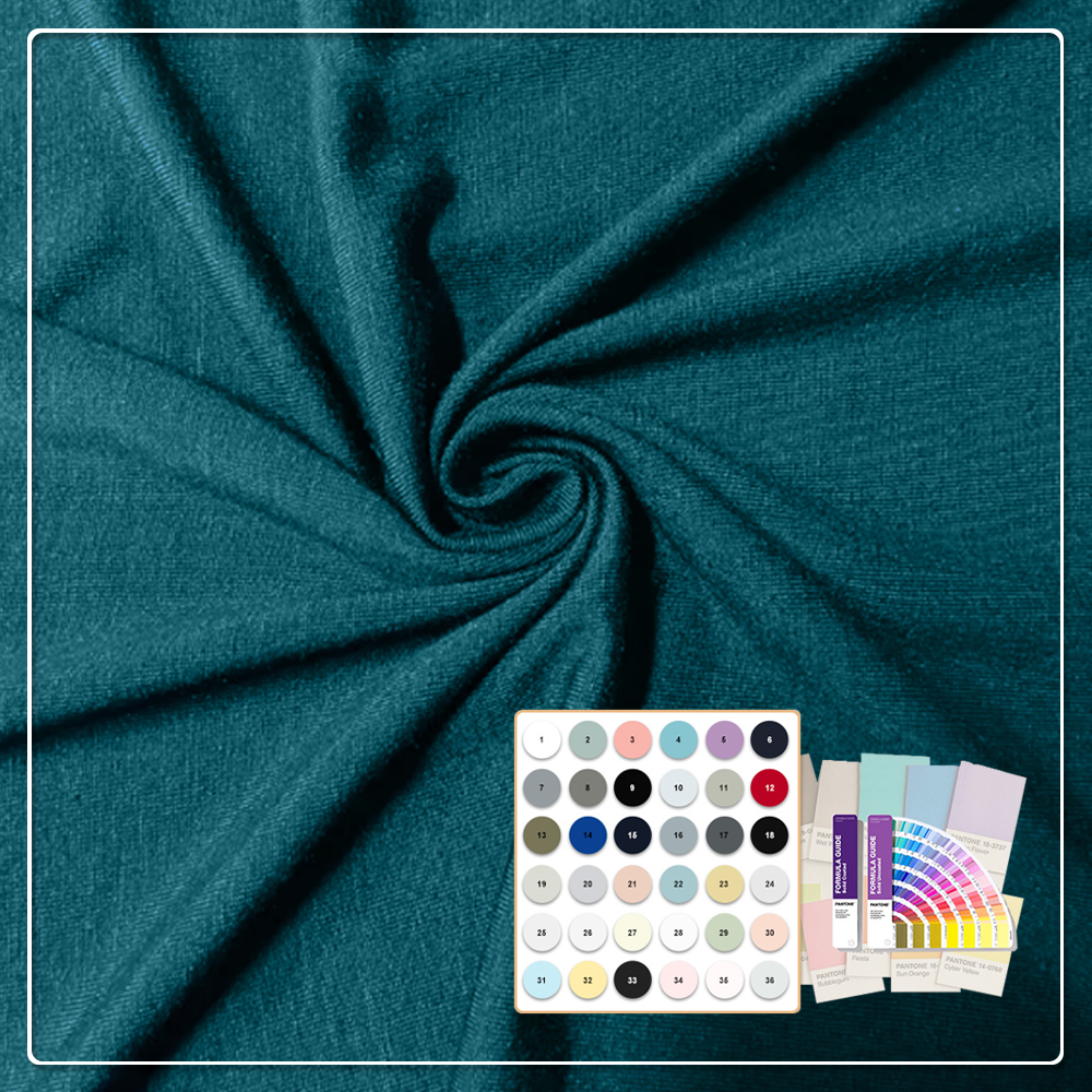 OEKO-TEX Standard 100, Eco-Vero-rayon, lättviktigt, elastiskt och andningsgott tyg på 160 g/m² för kläder och underkläder