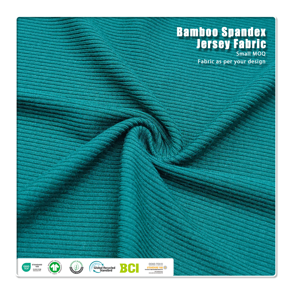 Advanced 2x2 Rib Bamboo-Spandex Blend for Delicate Wear