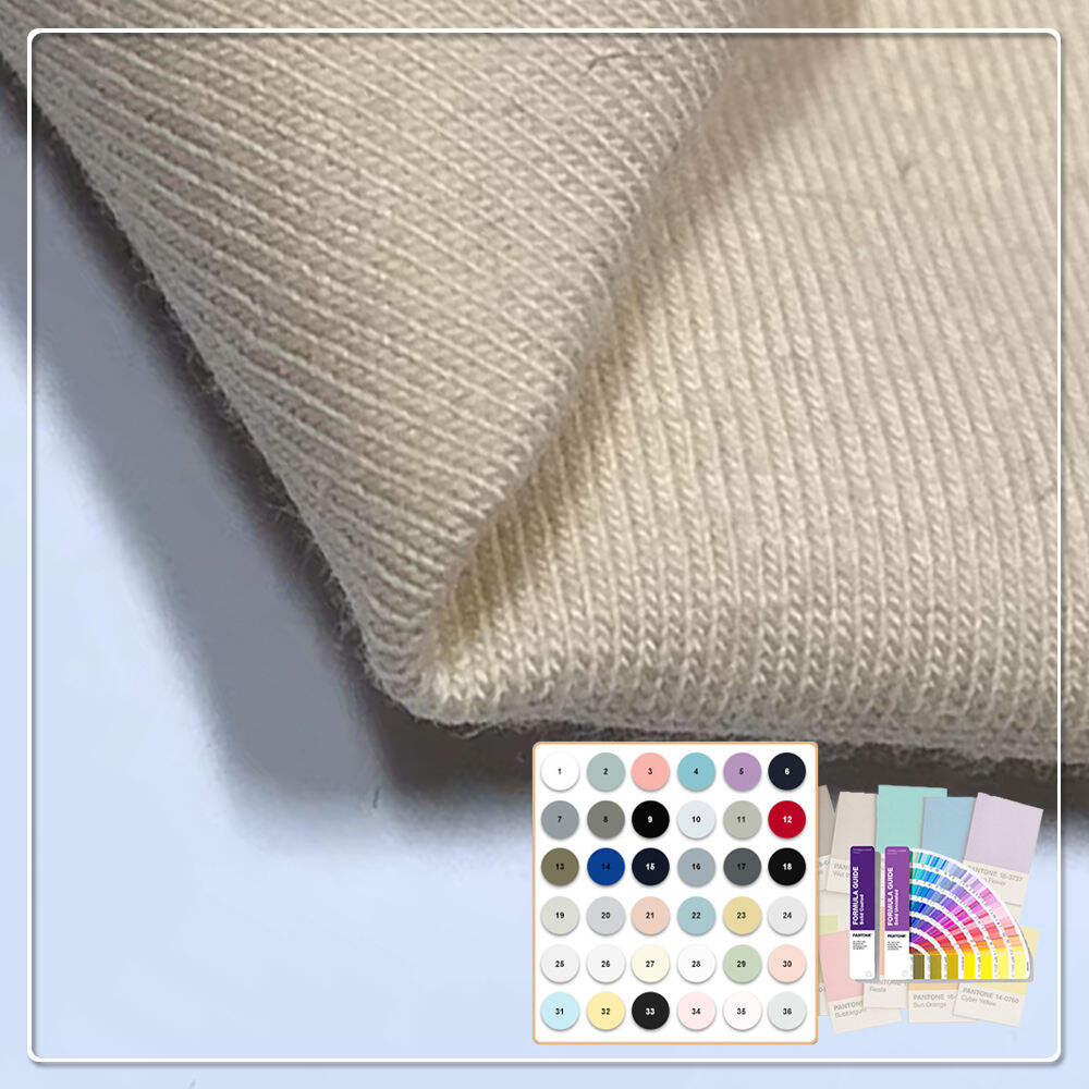 Umweltfreundlicher 5 % Elasthan Stretch-Baumwoll-Jersey-Stoff, gestrickte Hemden und Blusen, antistatisch, flammhemmend, Sonderangebot direkt ab Werk