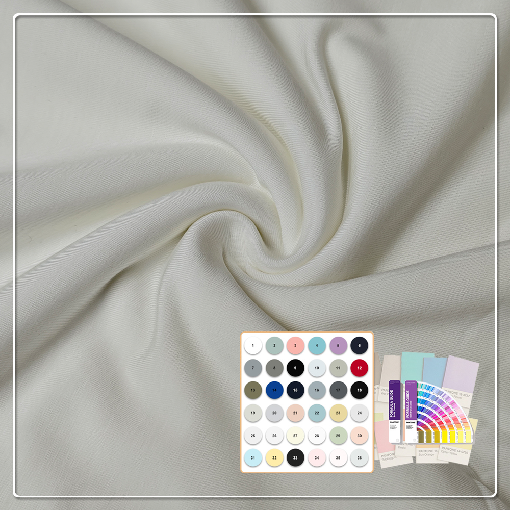 290GSM 175CM 90% TENCEL Lyocell 10% Spandex PFD Quality Jersey Fabric – Soft, Stretchy & Breathable for Loungewear & T - Shirts