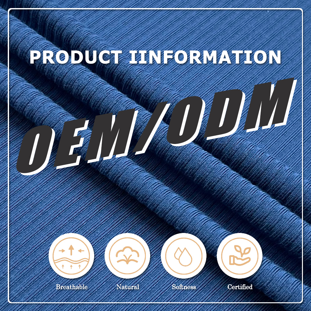 95 % mikrobambus, 5 % spandex baby-jersey-væv – ekstremt blødt, åndende, antibakterielt og mildt på følsom hud