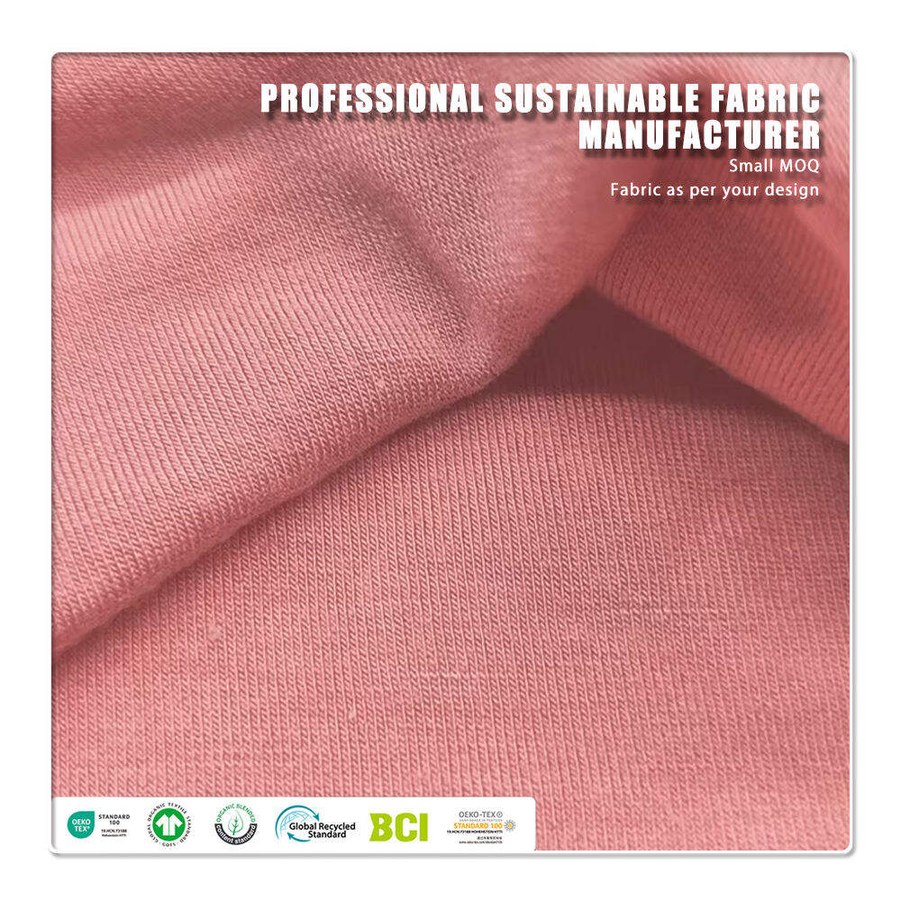 Eco-Friendly Super Soft Skin-Friendly Stretch Breathable Heat-Insulation Modal/Cotton Jersey Fabric for Apparel Sleepwear