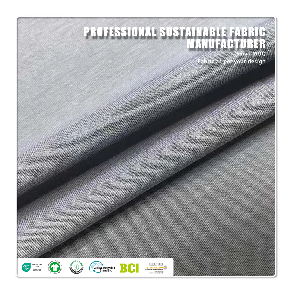 Oeko-Tex 100 -sertifioitu, pilloutumaton, kaksipuolinen, yksivärisesti värjätty modal-/polyesteri-/spandex-scuba-kangas, 230 g/m², vaatetus-, kotivaatetus- ja yövaatetuskäyttöön