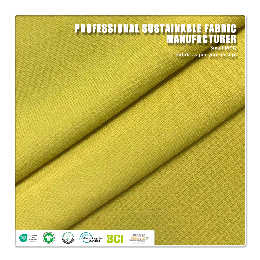 Knit Viscose Interlock 92% Rayon 8% Spandex Stretch Breathable Fabric for Lingerie Garment Plain Dyed